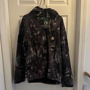 Carhartt Black and Gray Military Field Jacket